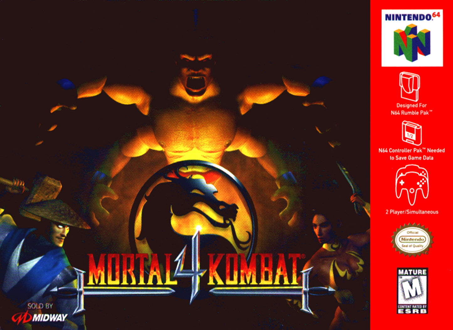 MORAL KOMBAT 4 - N64