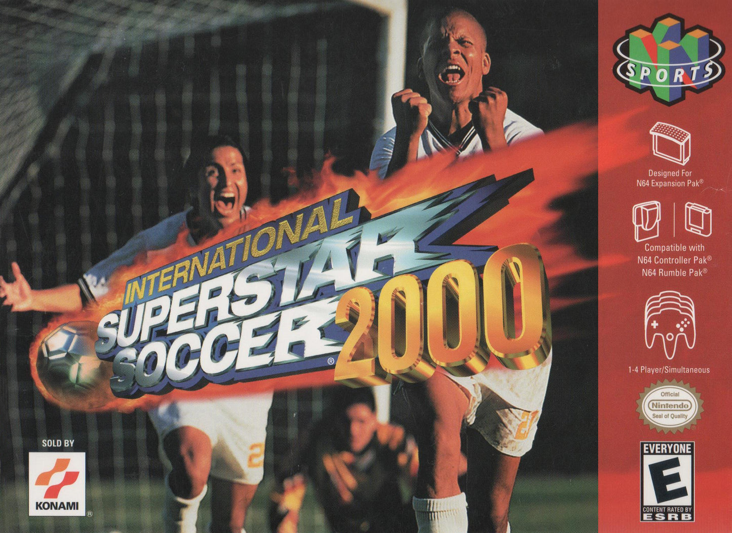 INTERNATIONAL SUPERSTAR SOCCER 2000 - N64 (W/BOX & MANUAL)