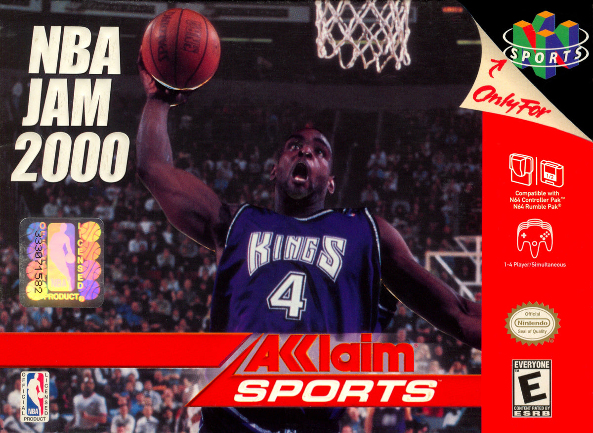 NBA JAM 2000 - N64 (W/BOX & MANUAL)