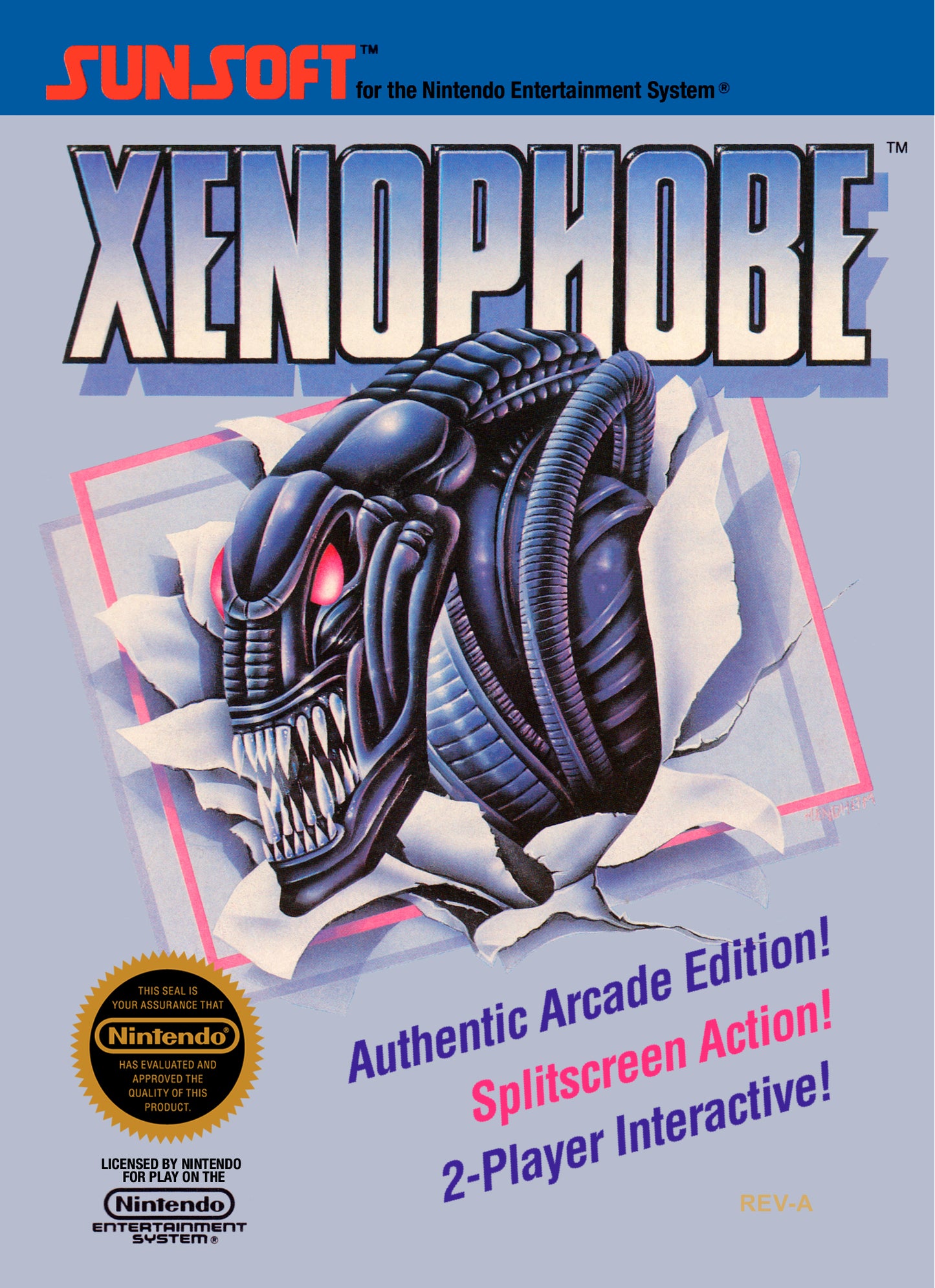 XENOPHOBE - NES (W/BOX & MANUAL)