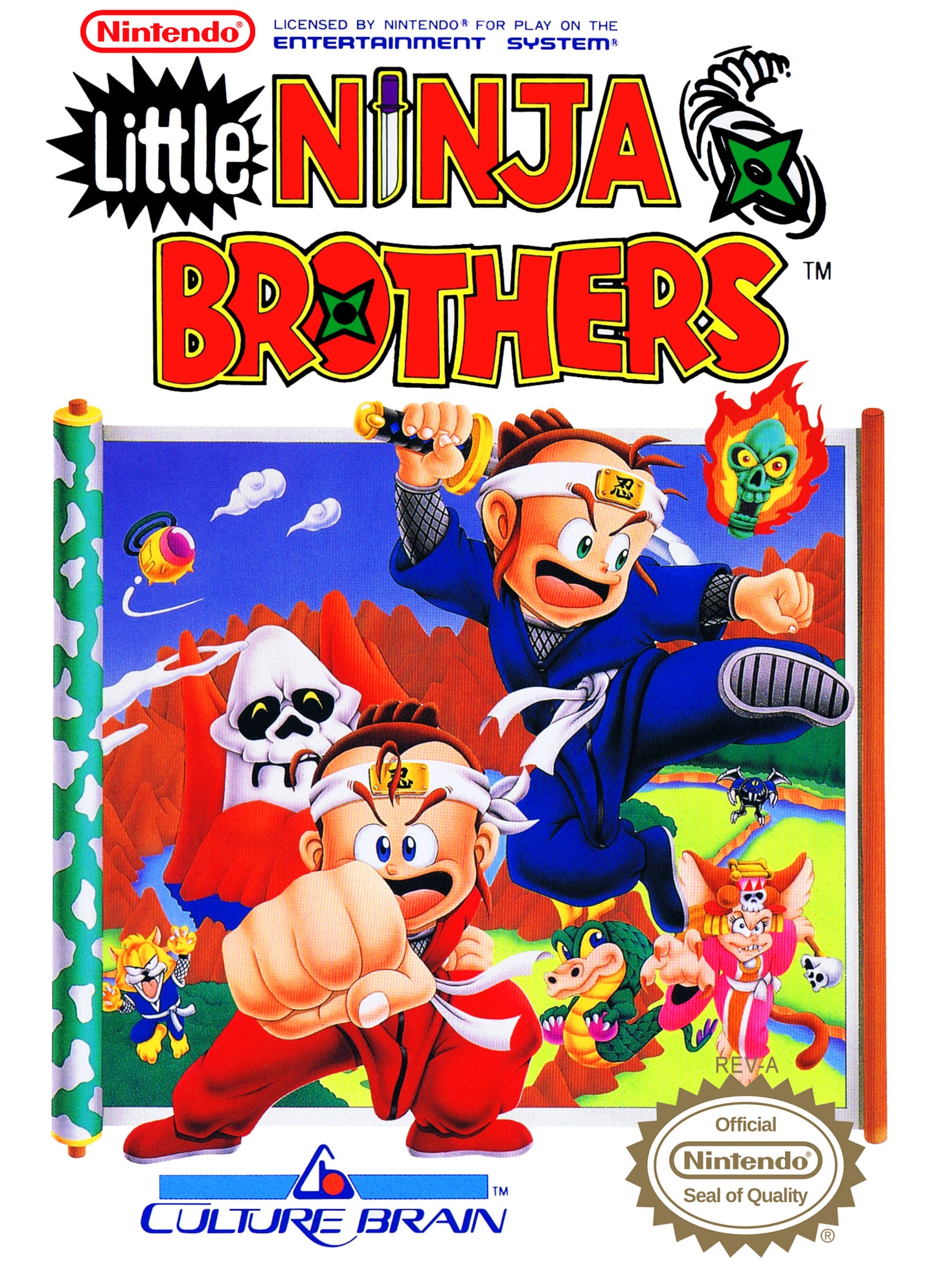 LITTLE NINJA BROTHERS - NES