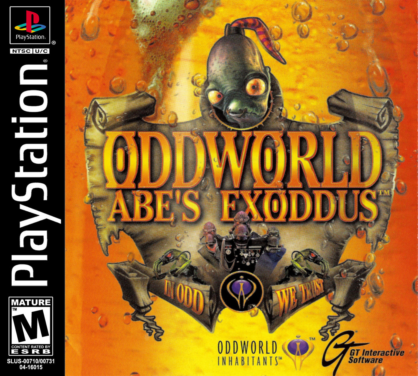 ODDWORLD: ABE'S EXODDUS (GR HITS EDITION - PS1