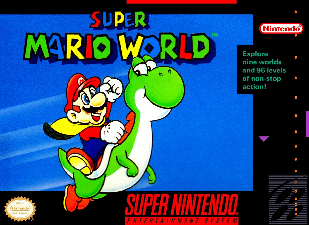 SUPER MARIO WORLD 2: YOSHI'S ISLAND - SNES (W/BOX)