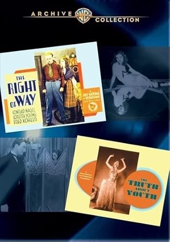 RIGHT OF WAY/TRUTH ABOUT YOUTH - DVD-WARNER ARCHIVE COLLECTION