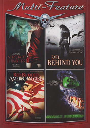 NIGHT JUNKIES/EVIL BEHIND../RED BLOODED. - DVD-MULTI FEATURE 4 MOVIE COLLECTION