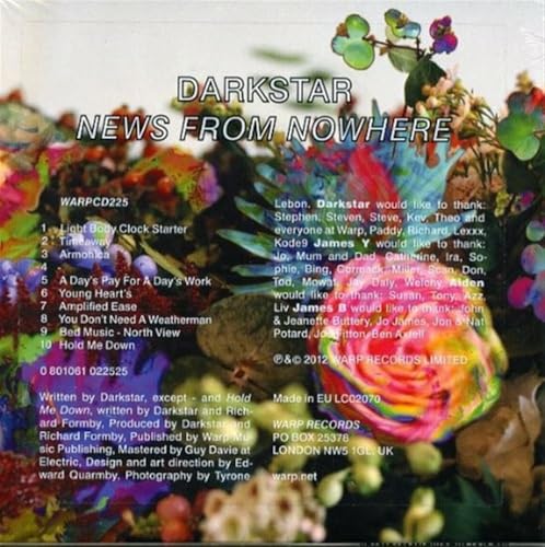 DARKSTAR - NEWS FROM NOWHERE (CD)