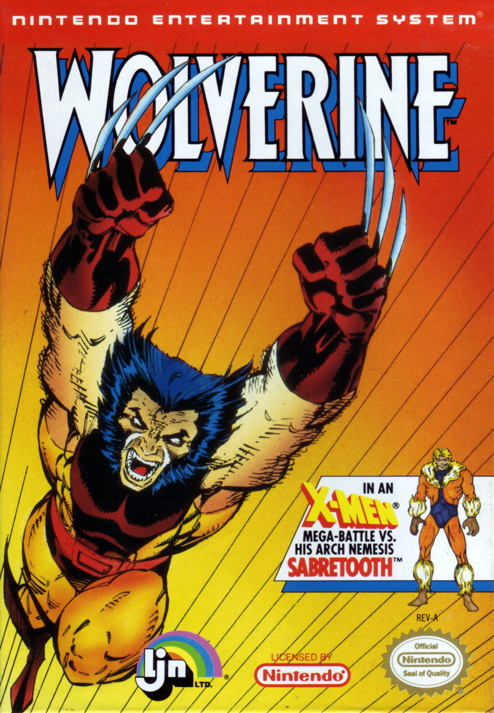 WOLVERINE: ADAMANTIUM RAGE - SNES (W/BOX & MANUAL)