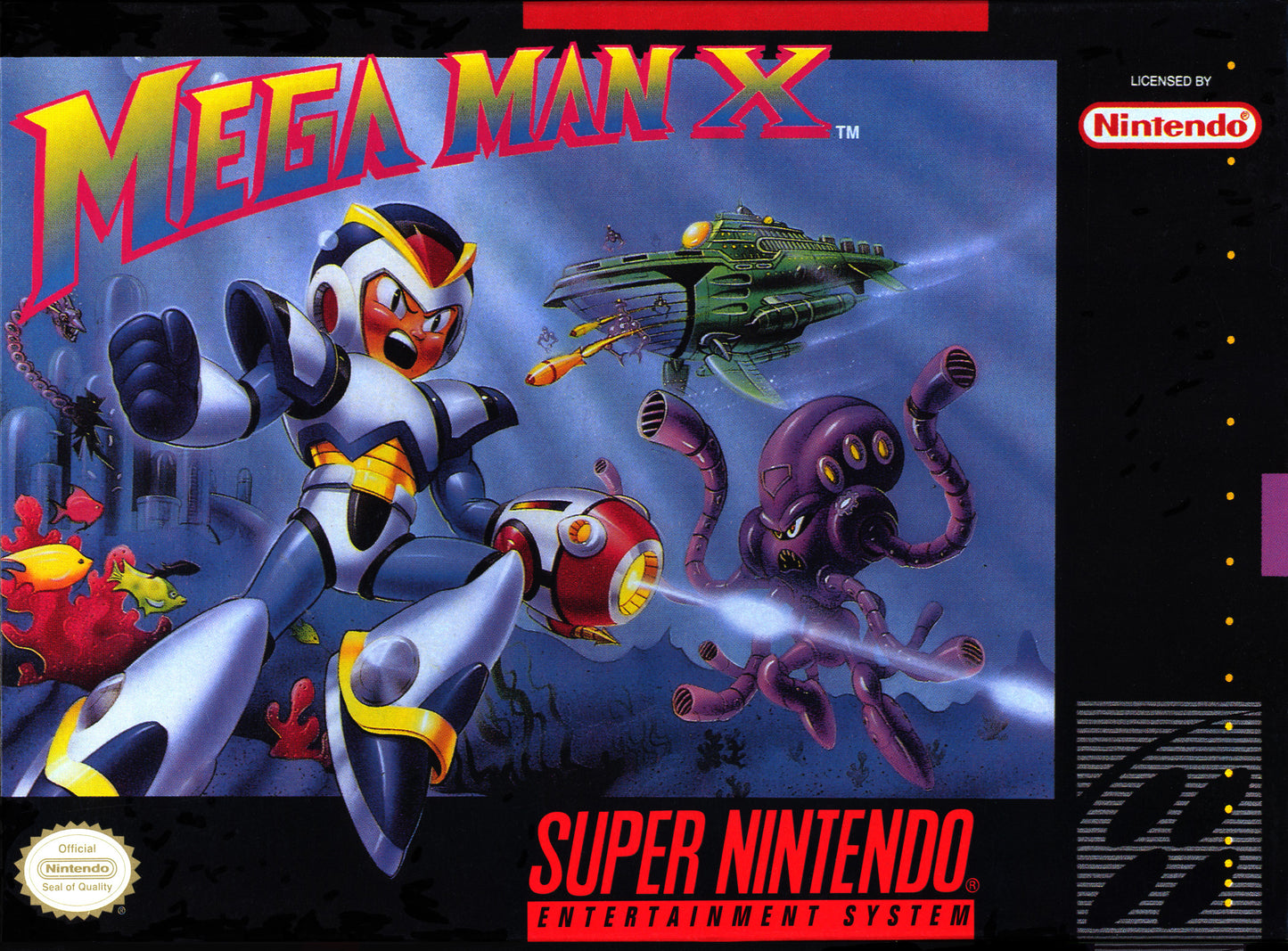 MEGA MAN X3 - SNES (W/BOX & MANUAL)