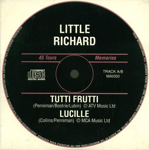 LITTLE RICHARD - TUTTI FRUTTI