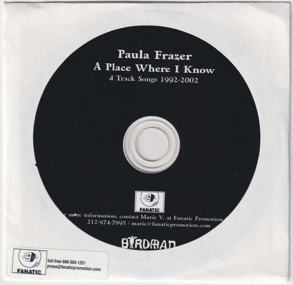 FRAZER, PAULA - PLACE WHERE I KNOW