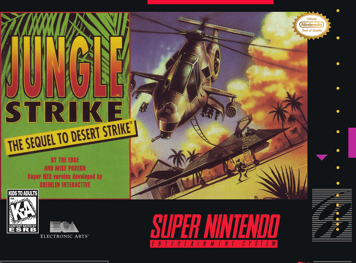 JUNGLE STRIKE - SNES