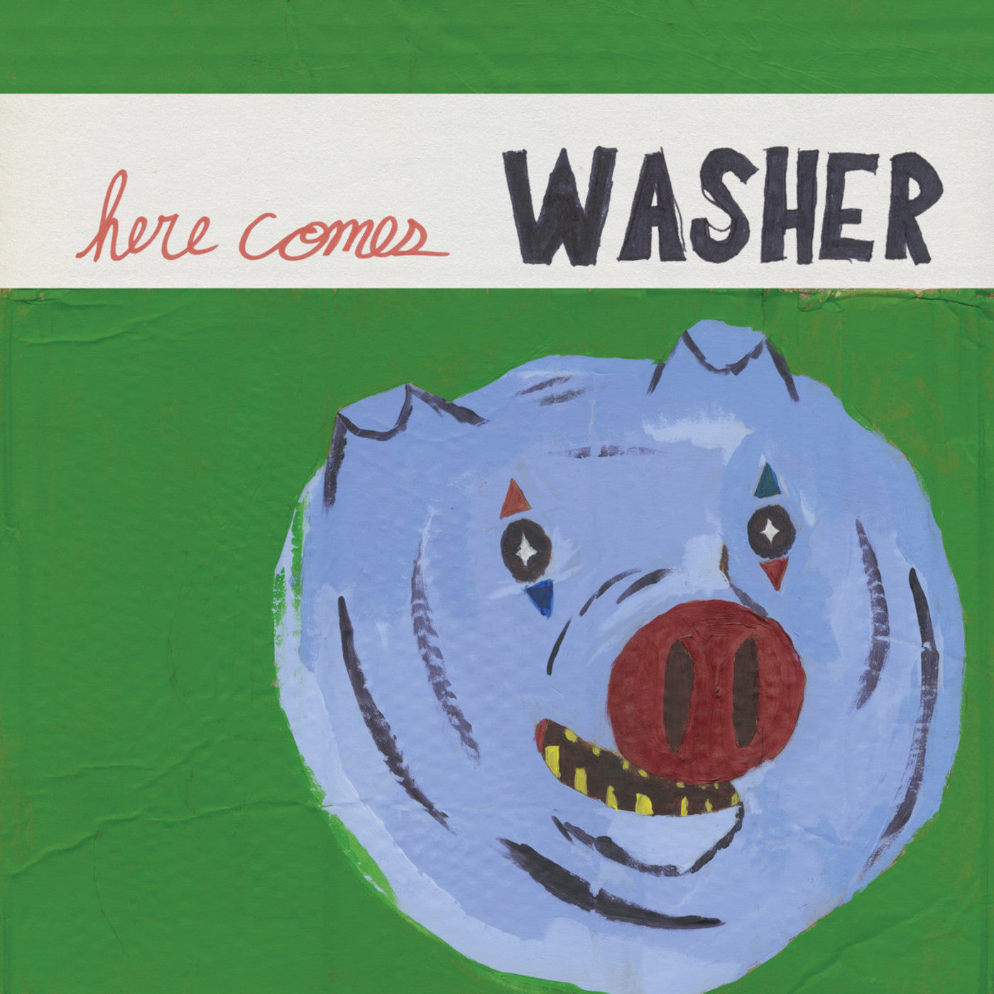 WASHER - HERE COMES WASHER (CLOUDY GREEN VINYL)