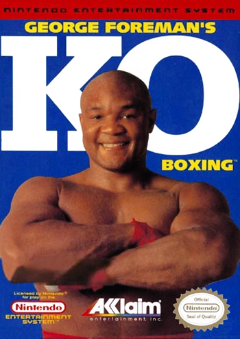 GEORGE FOREMAN'S KO BOXING - NES (W/BOX)