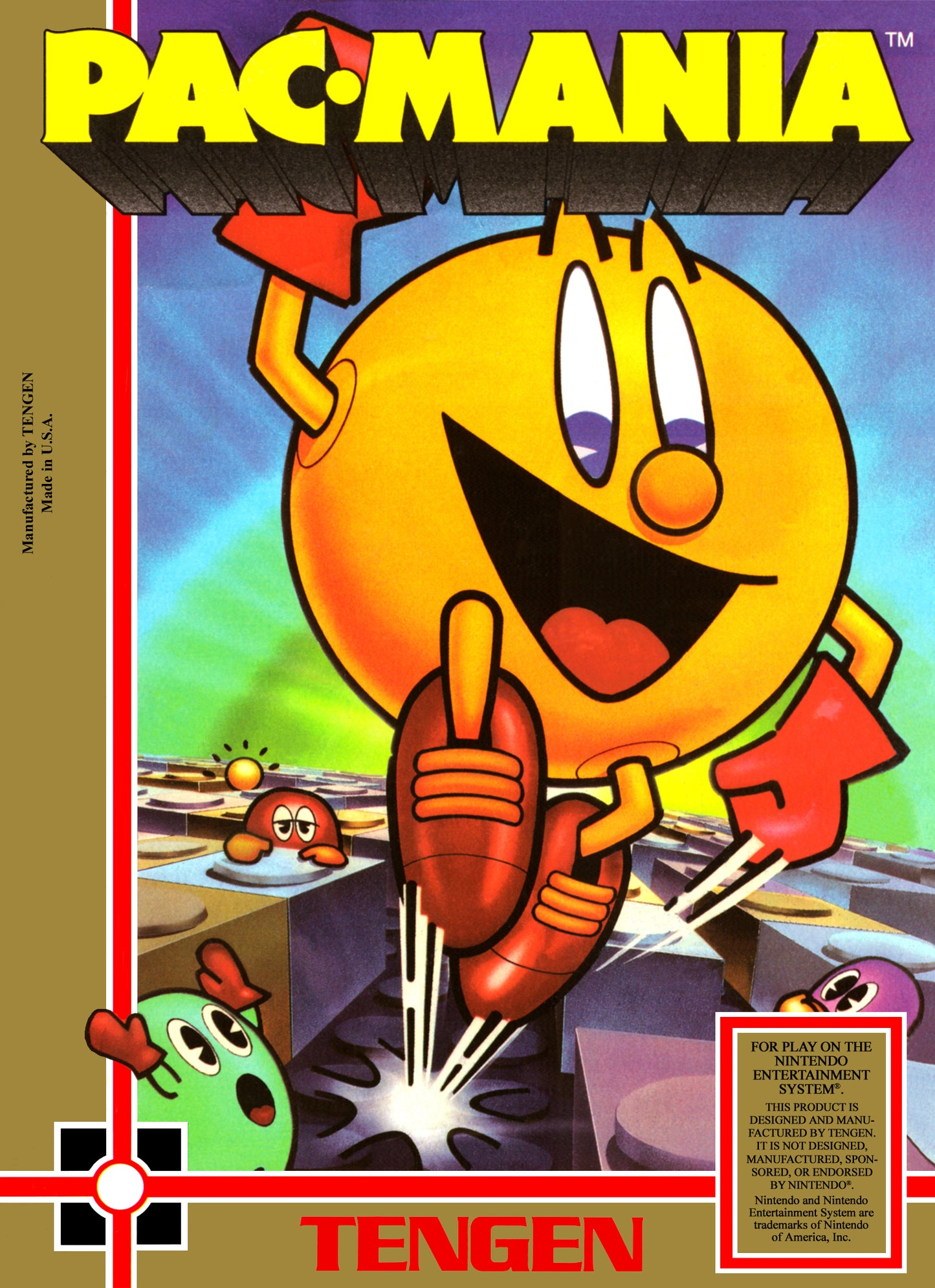 PAC-MANIA - NES (W/BOX & MANUAL)