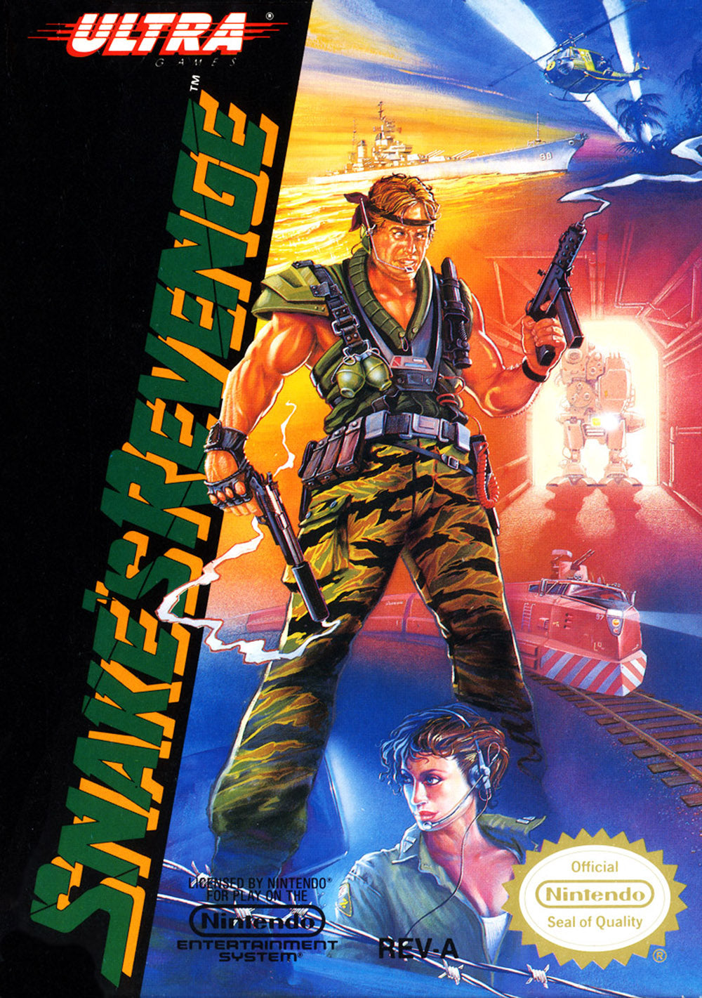 SNAKE'S REVENGE - NES (W/BOX & MANUAL)