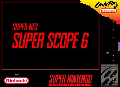 SUPER SCOPE 6 - SNES (W/BOX & MANUAL)