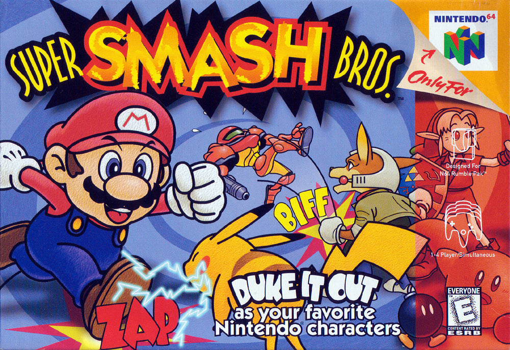 SUPER SMASH BROS. - N64 (W/BOX & MANUAL)