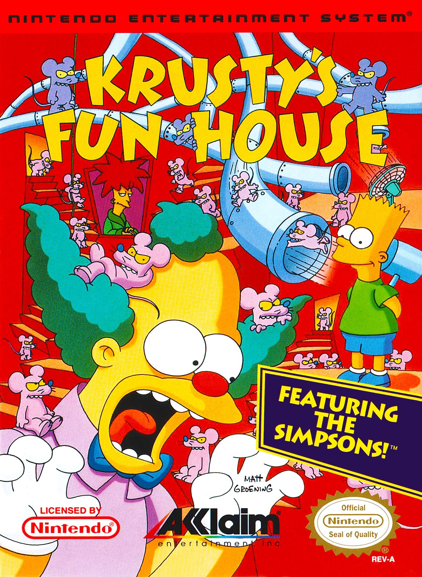 KRUSTY'S FUN HOUSE - NES