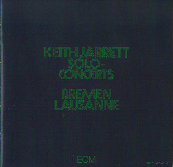 JARRETT, KEITH - SOLO CONCERTS (2CDS)