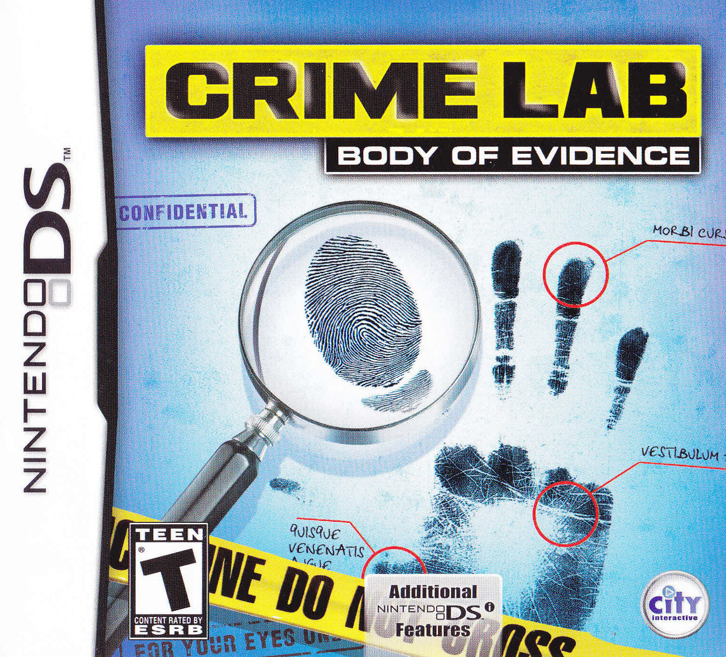 CRIME LAB: BODY OF EVIDENCE (CARTRIDGE O - DS
