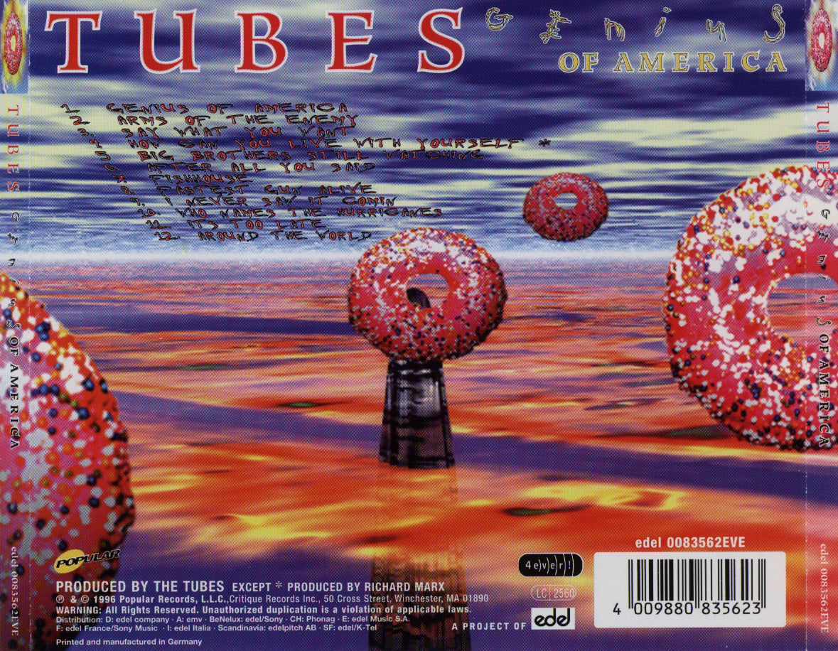TUBES - GENIUS OF AMERICA