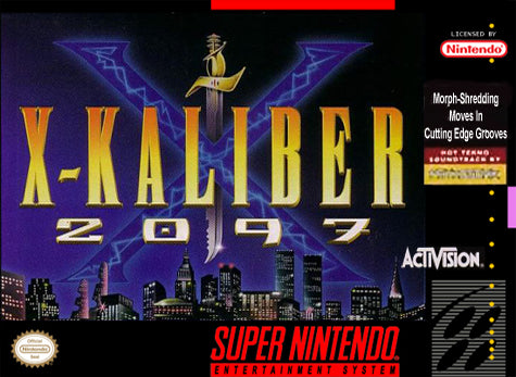X-KALIBER 2097 - SNES (W/BOX & MANUAL)