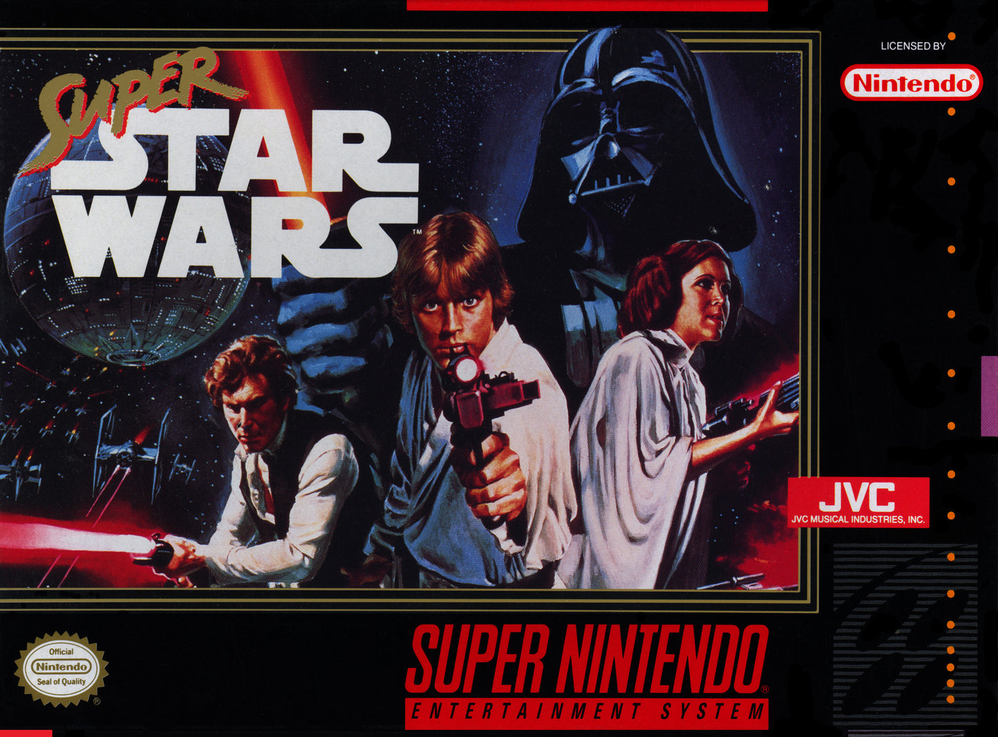 SUPER STAR WARS - SNES (W/BOX & MANUAL)