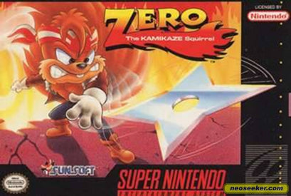 ZERO THE KAMIKAZE SQUIRREL - SNES (W/BOX)
