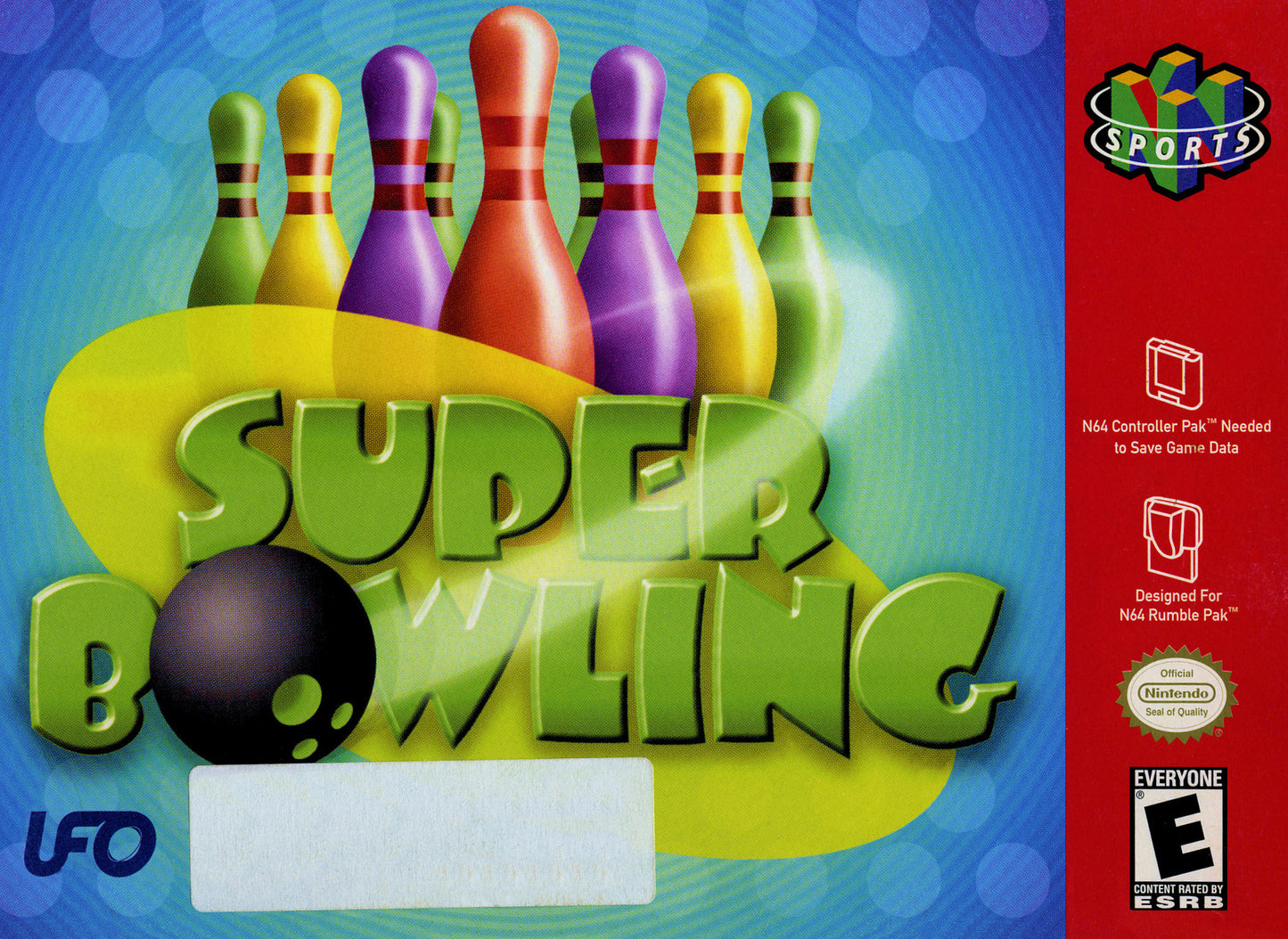 SUPER BOWLING - N64 (W/BOX & MANUAL)