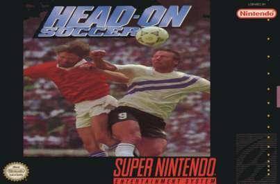 HEAD-ON SOCCER - SNES (W/BOX & MANUAL)