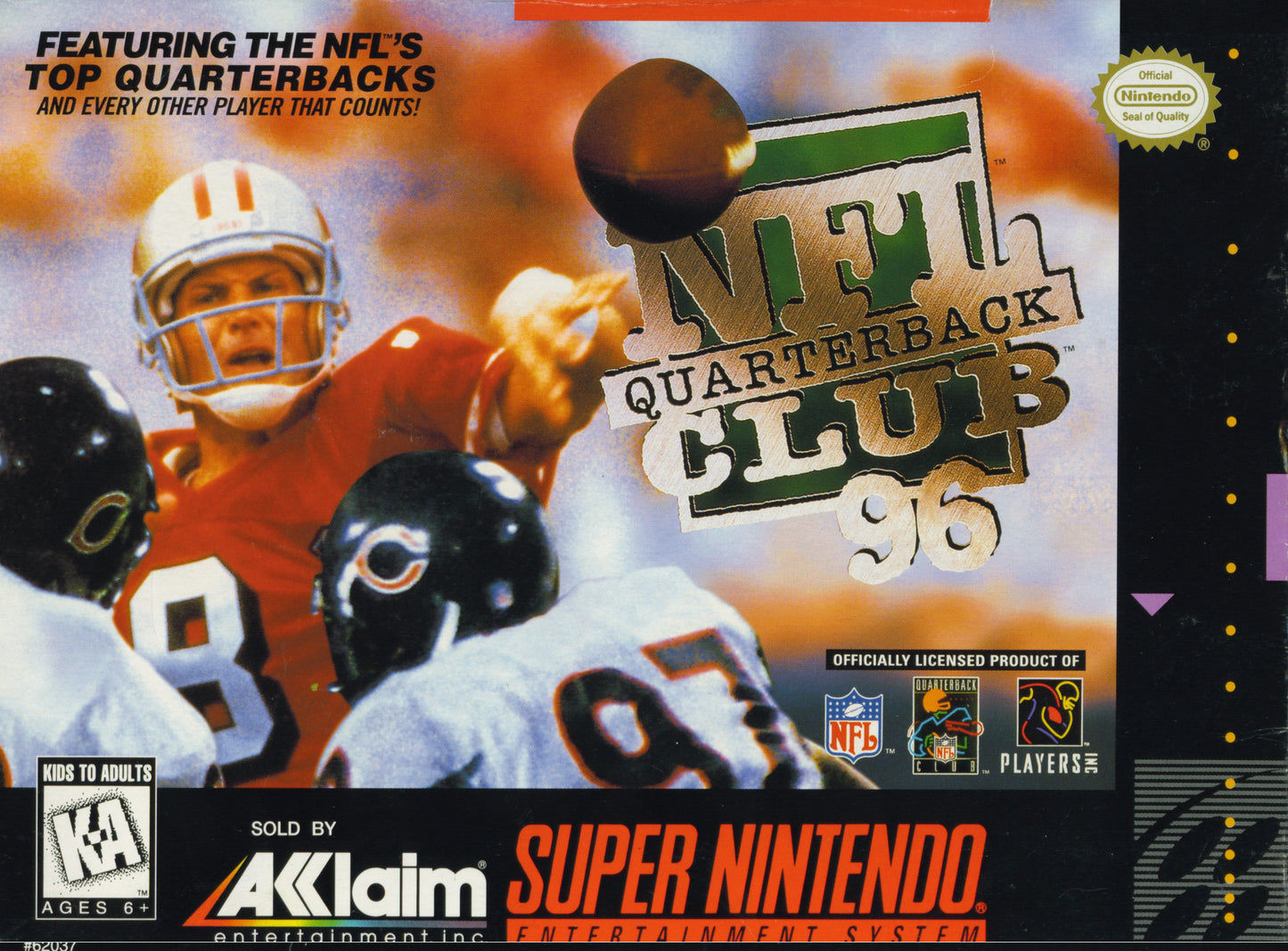 NFL QUARTERBACK CLUB 96 - SNES (W/BOX)