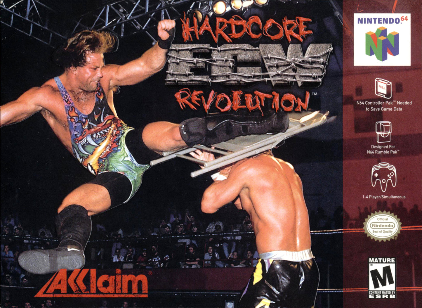 ECW HARDCORE REVOLUTION - N64