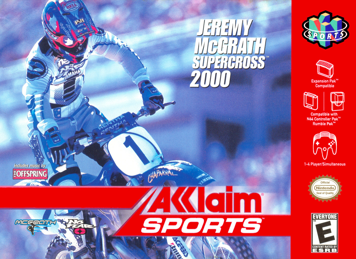 JEREMY MCGRAWTH SUPERCROSS 2000 - N64
