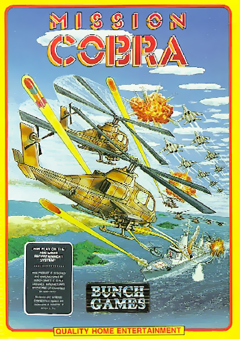 MISSION COBRA - NES (W/BOX & MANUAL)