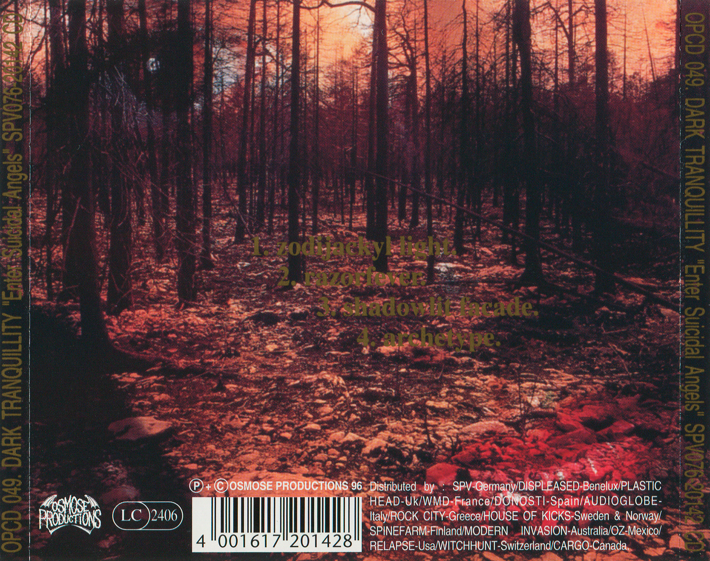 DARK TRANQUILLITY - ENTER SUICIDAL ANGELS
