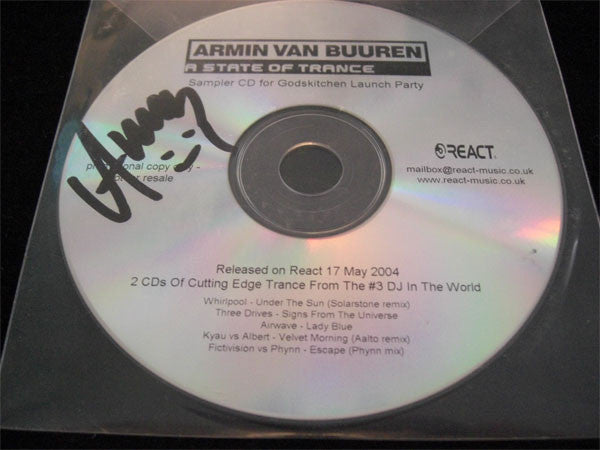 VAN BUUREN, ARMIN - A STATE OF TRACE