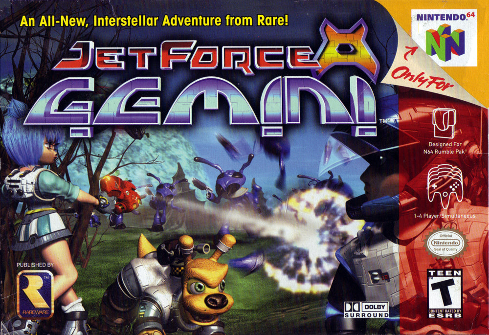JET FORCE GEMINI - N64 (W/BOX & MANUAL)
