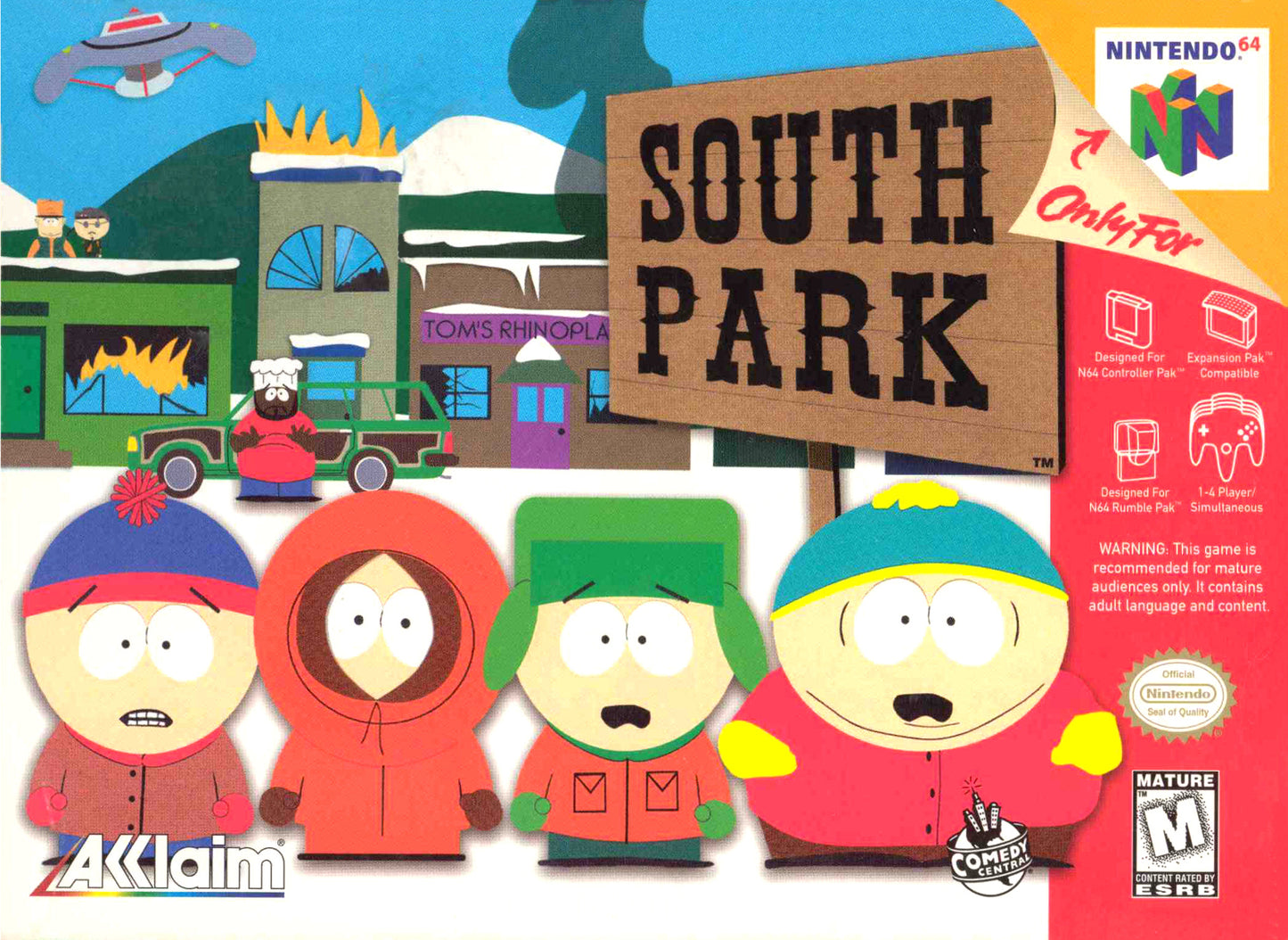 SOUTH PARK - N64 (W/BOX)