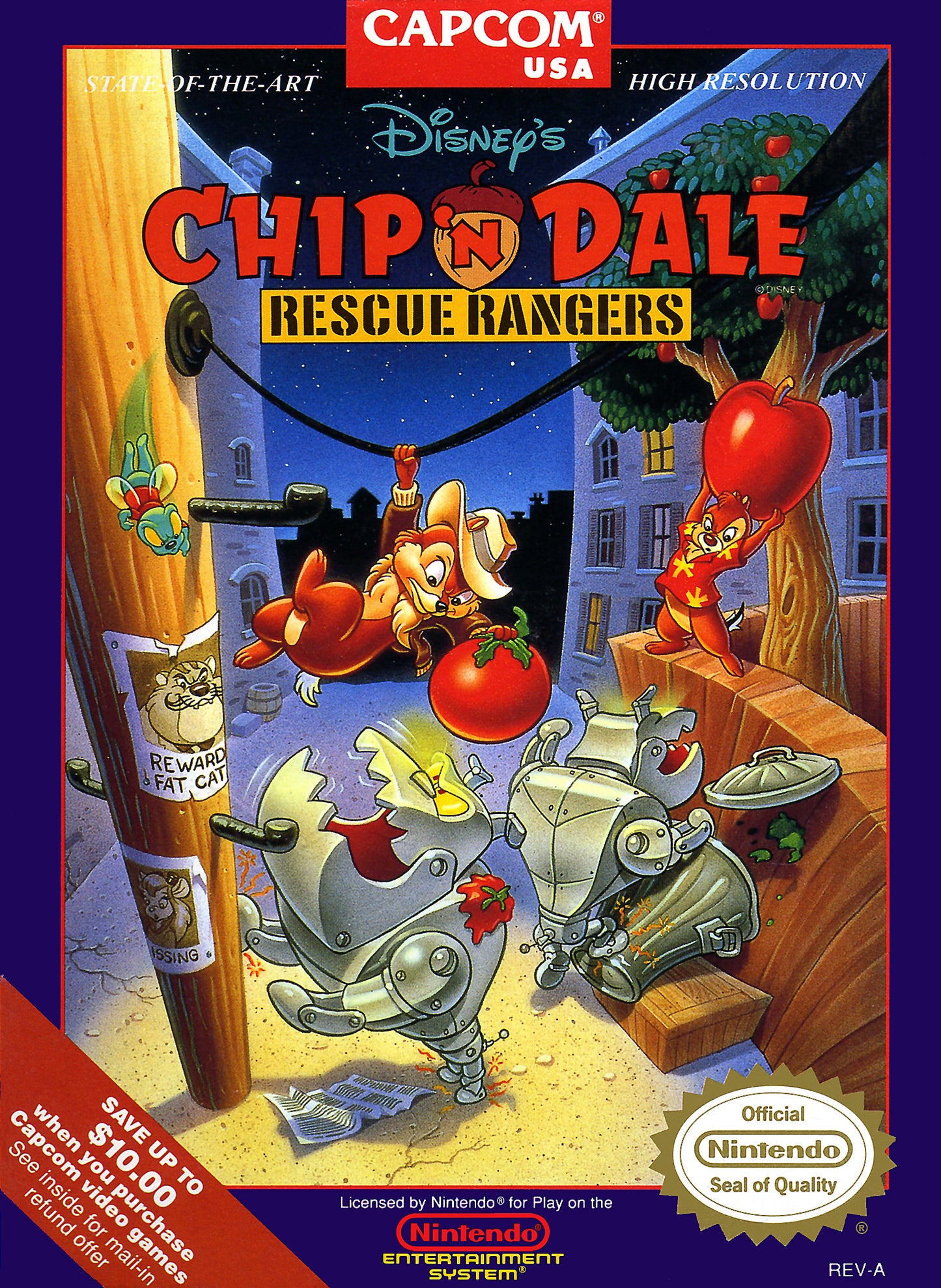 CHIP & DALE: RESCUE RANGERS - NES