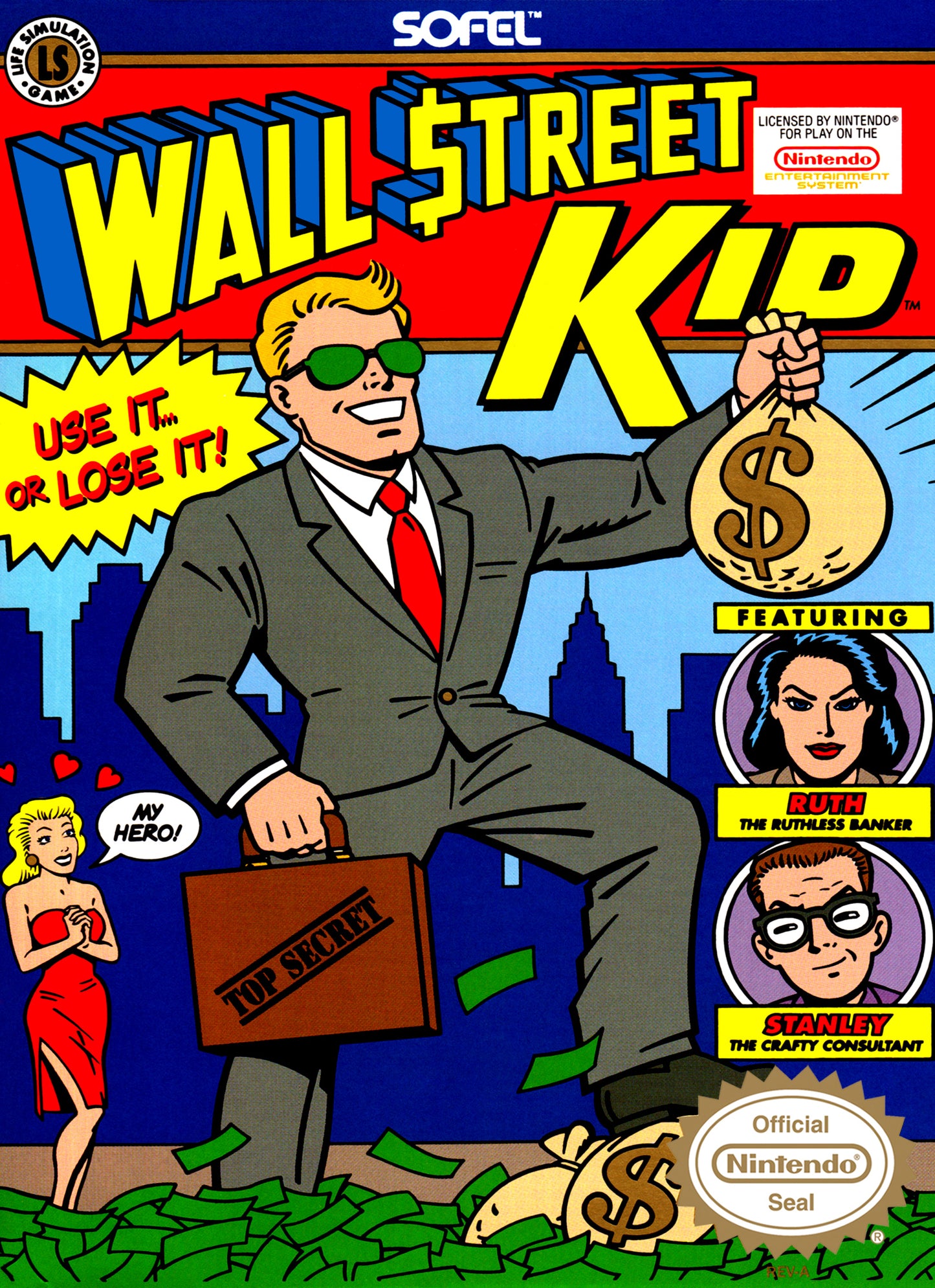 WALL STREET KID - NES (W/BOX)