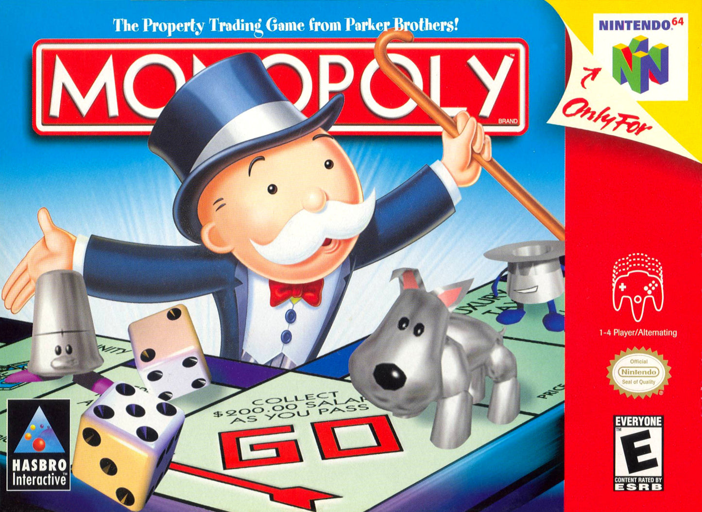 MONOPOLY - NES (W/BOX & MANUAL)