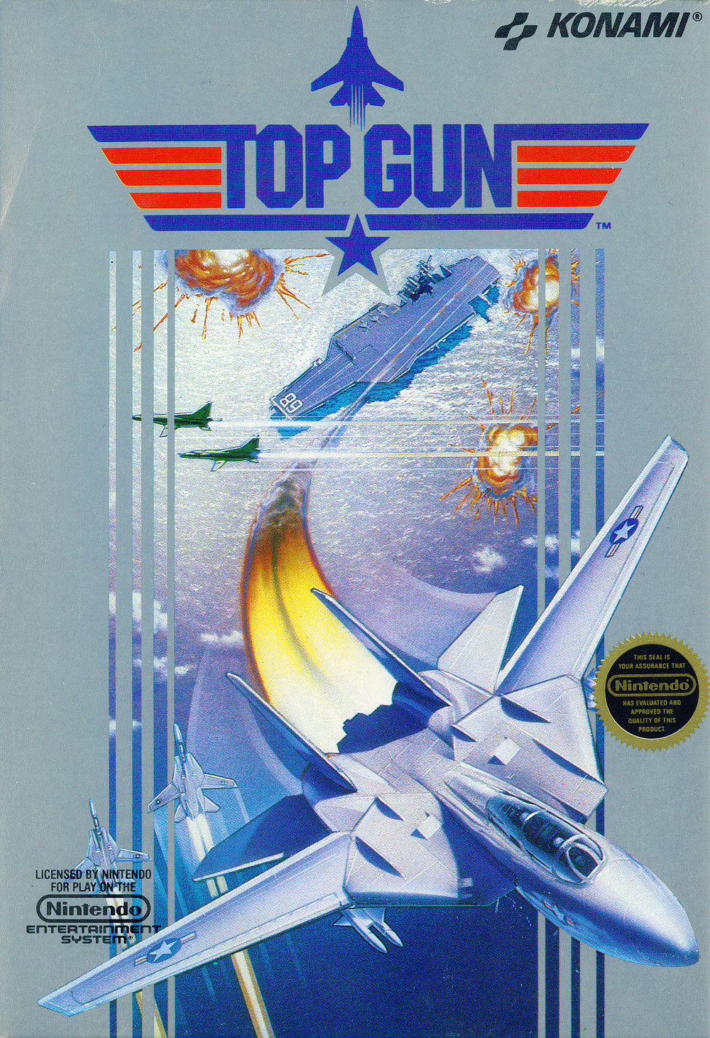 TOP GUN - NES (W/BOX)