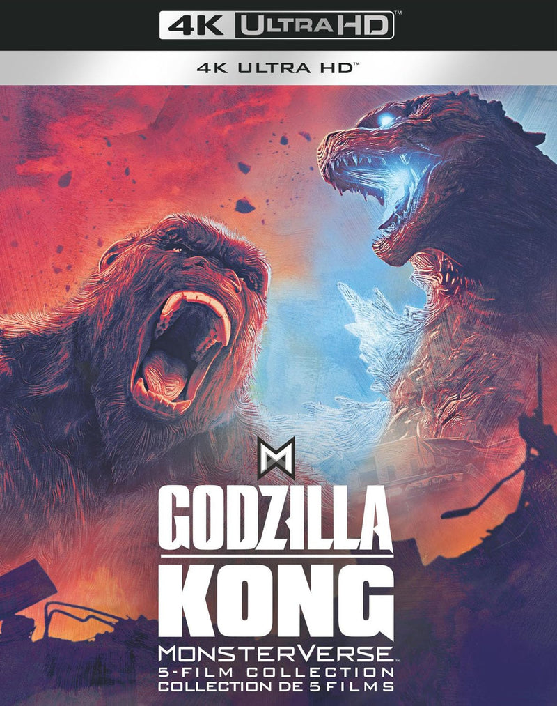 GODZILLA/KONG MONSTERVERSE - BLU-4K-5-FILM COLLECTION