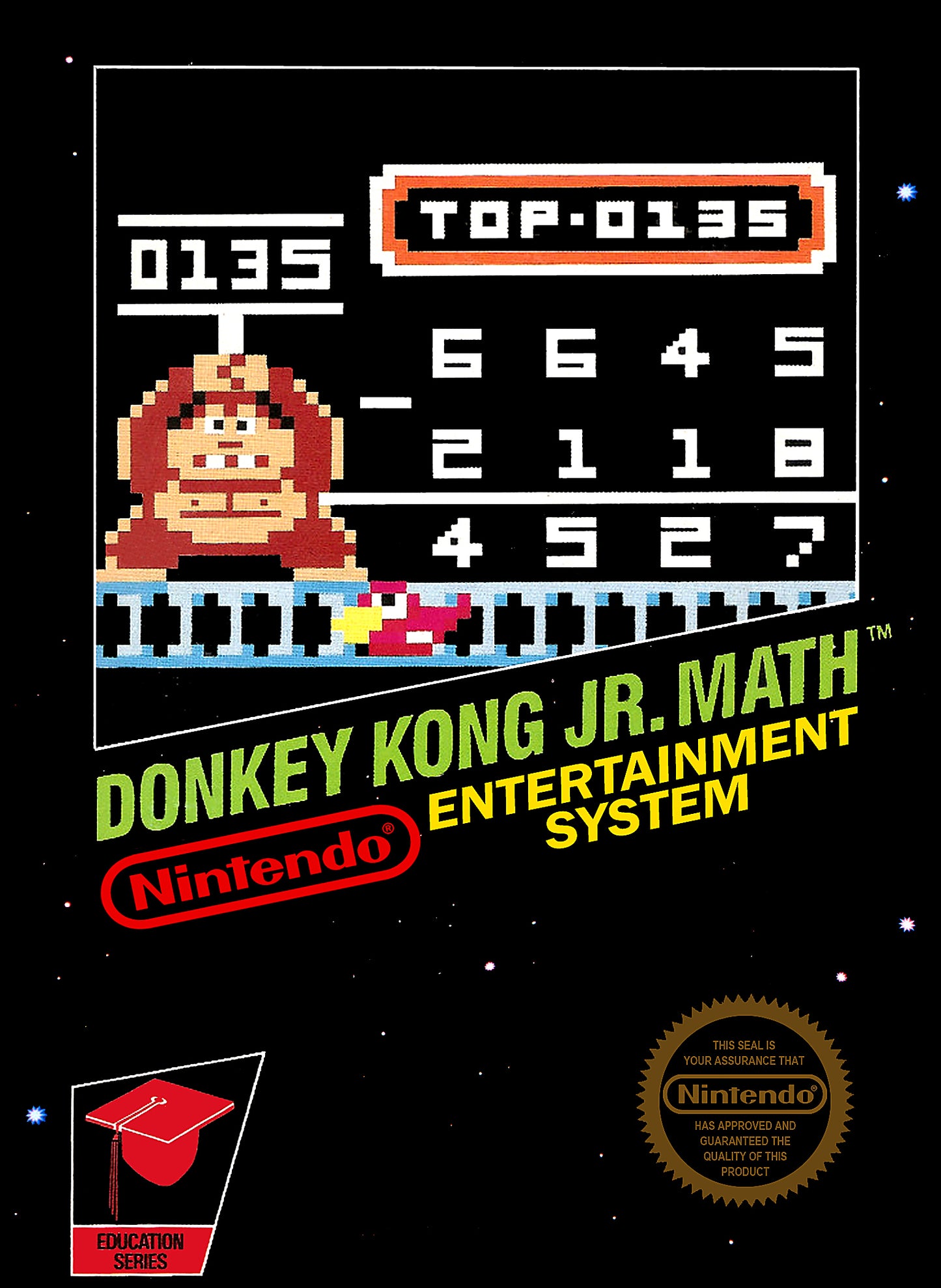 DONKEY KONG JR. MATH - NES