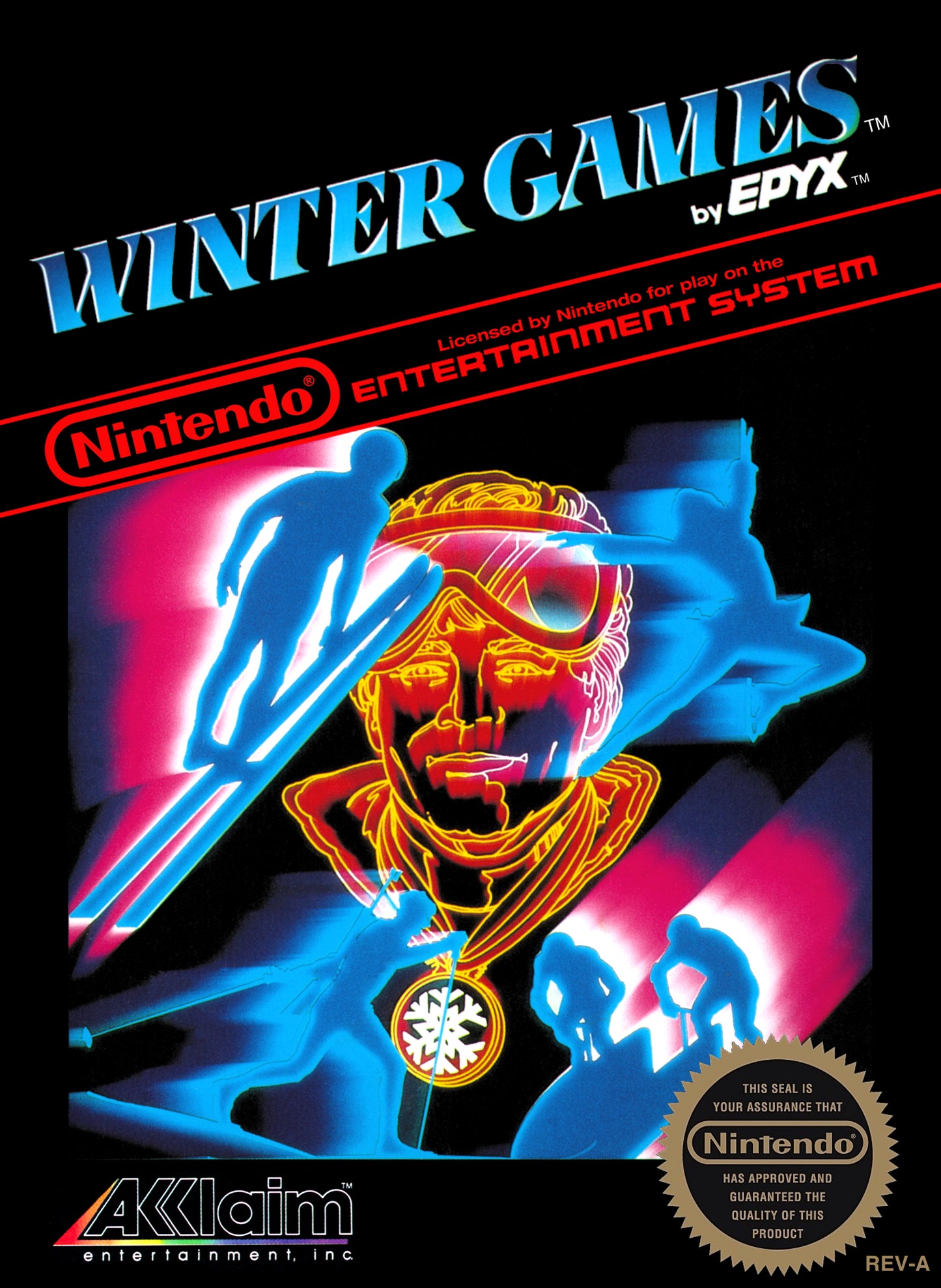 WINTER GAMES - NES (W/BOX)
