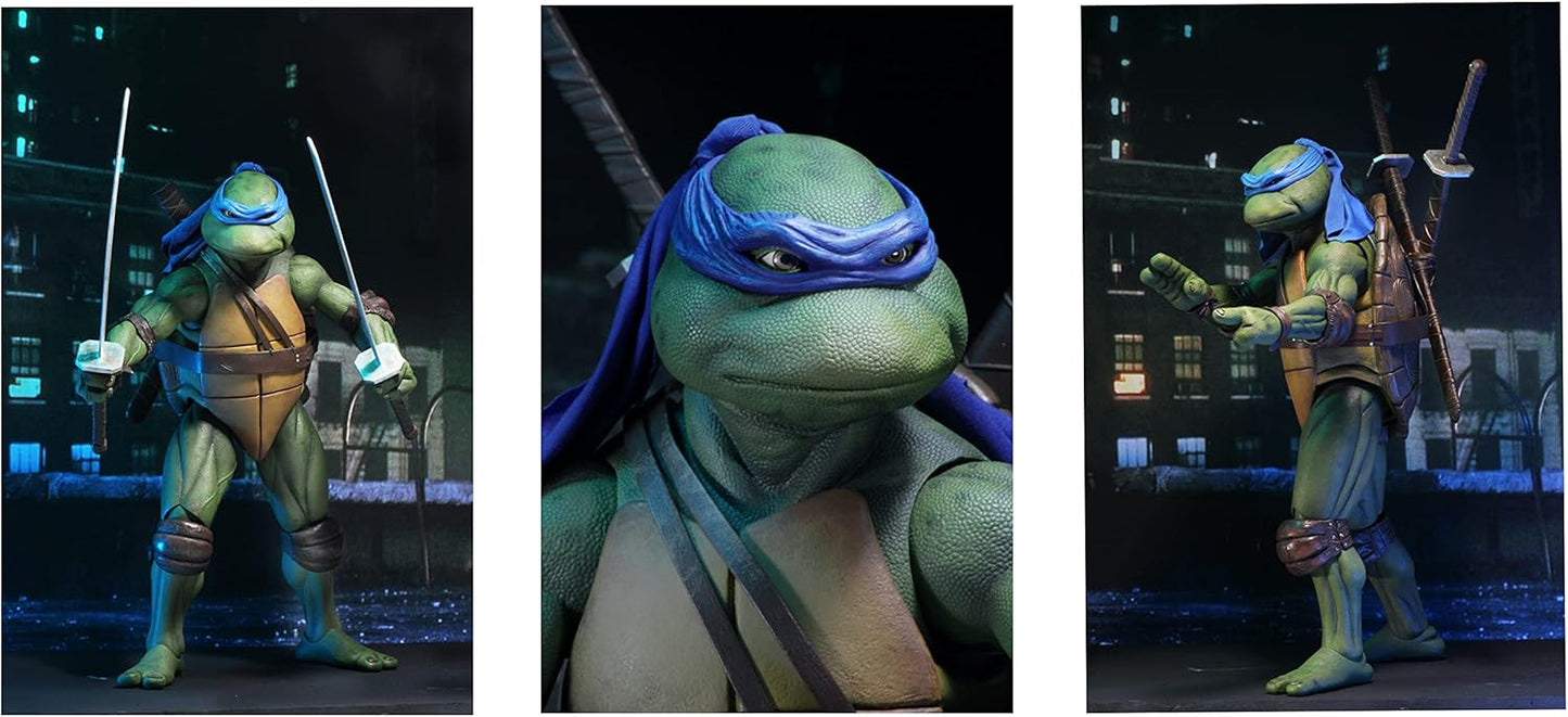 TMNT: LEONARDO (90S MOVIE)(16.5") - NECA-1/4 SCALE