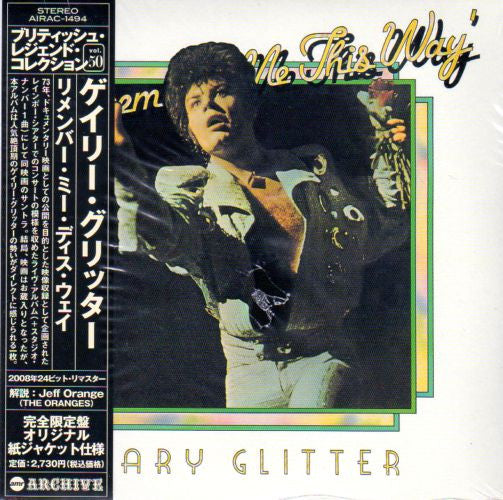 GLITTER, GARY - REMEMBER ME THIS WAY