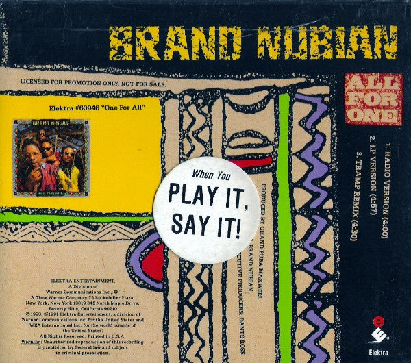 BRAND NUBIAN - ALL FOR ONE