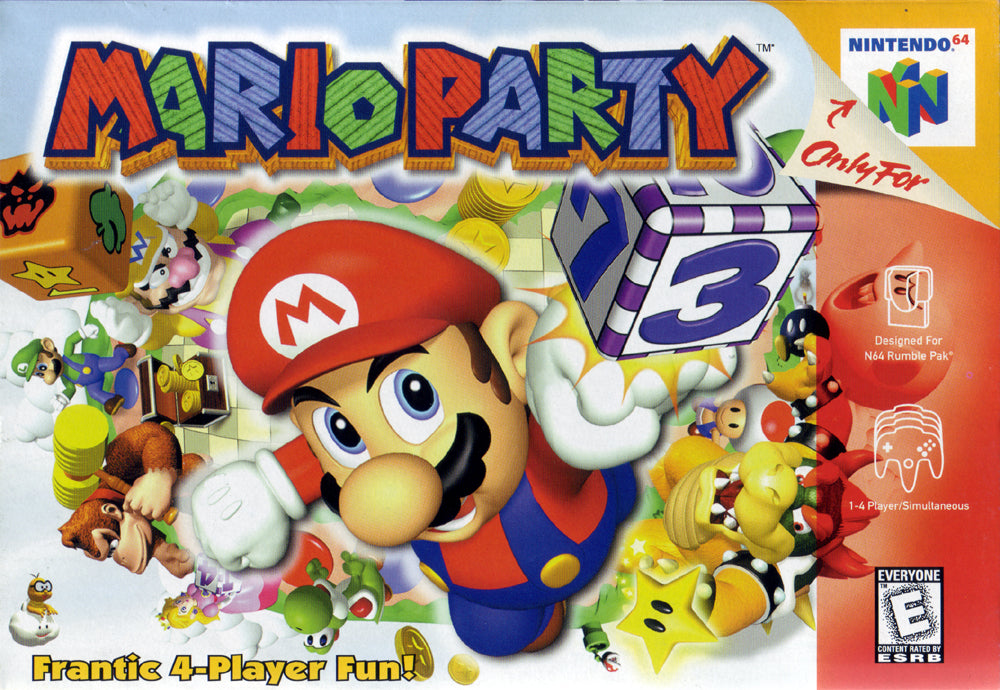 MARIO PARTY - N64 (W/BOX & MANUAL)