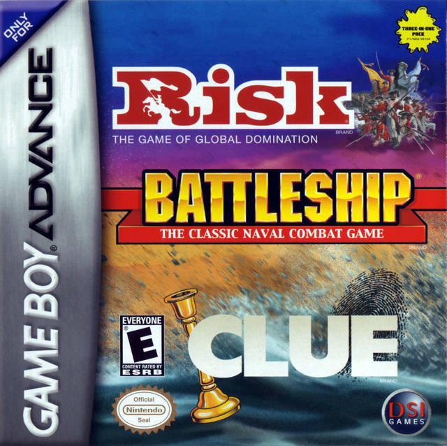 RISK/BATTLESHIP/CLUE - GBA